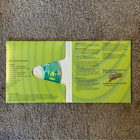 Scooby Doo: Showdown in Ghost Town Computer CD - Picture 3 of 4